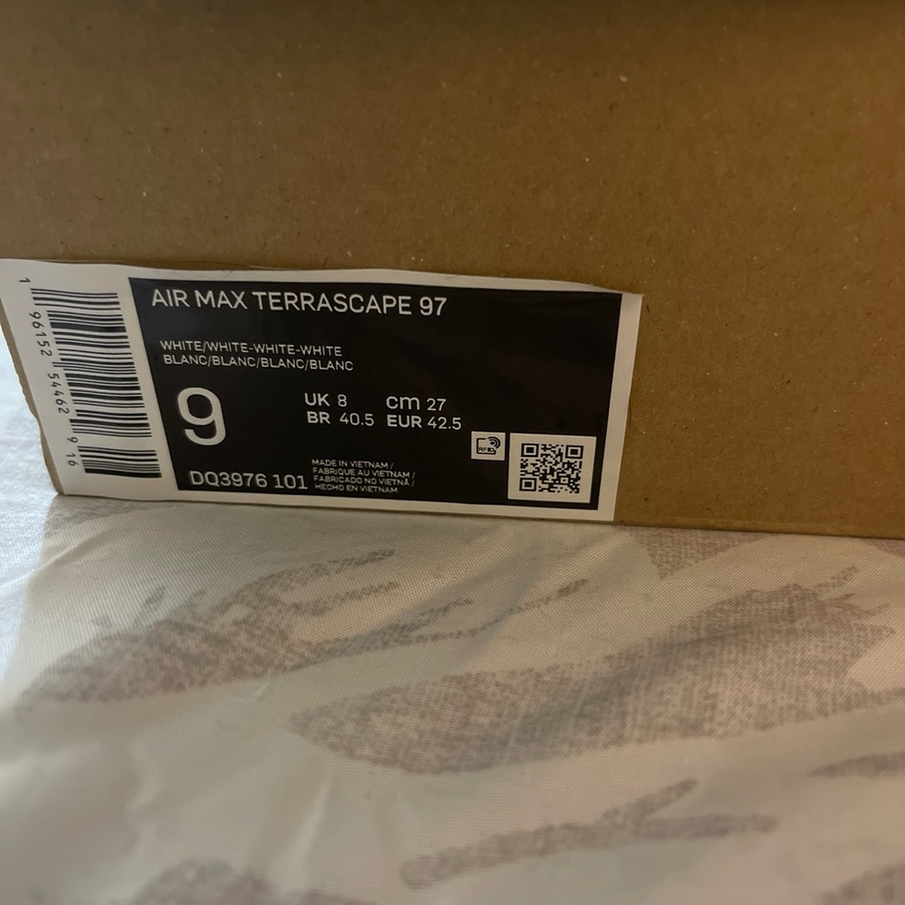 Nike Air Max Terrascape 97 Sneakers DQ3976-101 White Size 9 EUC - Picture 4 of 8